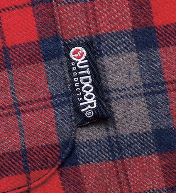 「＜アウトドアプロダクツ＞ふんわり起毛柔らかチェックネルシャツ（メンズシャツ）」｜詳細画像