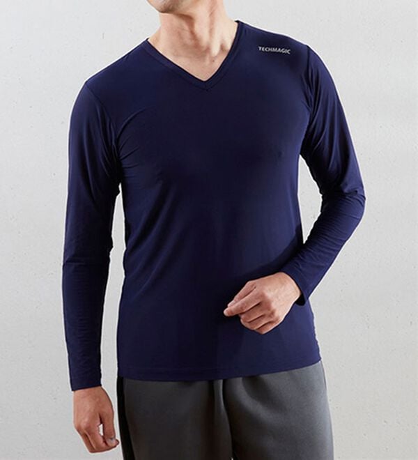 「【３枚組】テックマジック（Ｒ）魔法の冷感インナー３枚組スプレー付（メンズ肌着・インナーウェア）」｜詳細画像