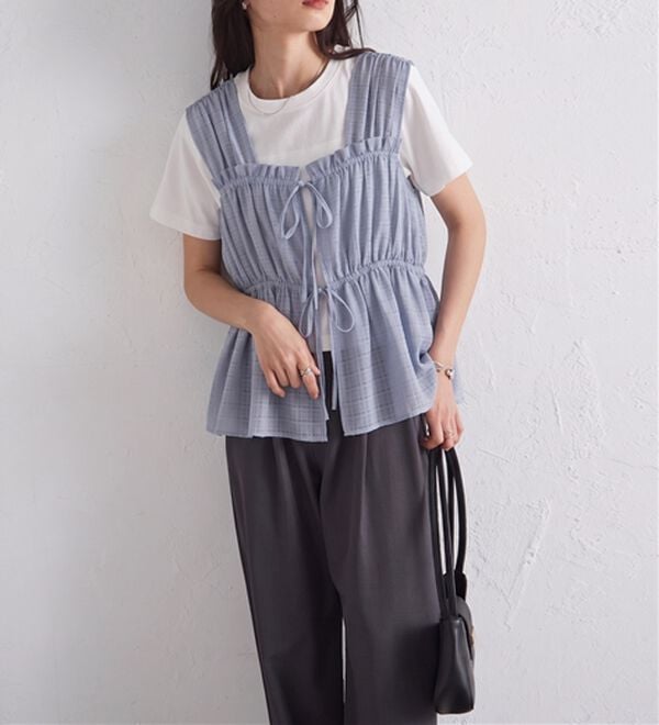 RANAN（ラナン）の「【5つの機能付】ひんやり着回し抜群ベーシックＴシャツ＜選べる着丈＞（Tシャツ）」｜詳細画像