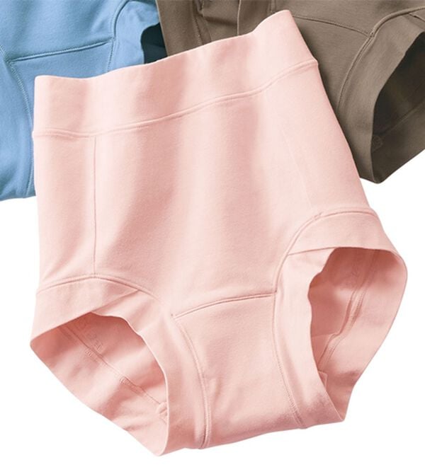 「【プリマベル】骨盤底筋ケアショーツ（安心ショーツ）」｜無地ソフトピンク