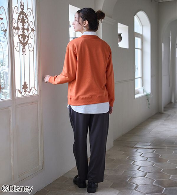 BELLUNA（ベルーナ）の「＜Ｄｉｓｎｅｙ＞【ミッキー】さがら刺しゅう裏毛トレーナー（カットソー）」｜詳細画像