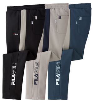 「【３本組】＜フィラ＞暖か裏フリースジャージパンツ（メンズフルレングスパンツ）」｜3本組