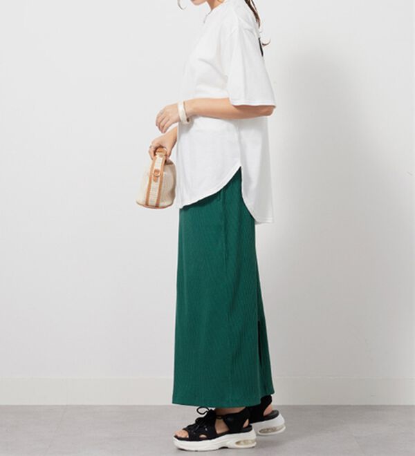 GeeRA（ジーラ）の「プリントチュニックＴシャツ（カットソー）」｜詳細画像