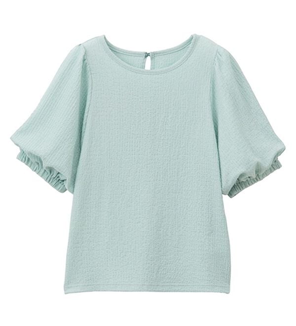 GeeRA（ジーラ）の「バルーンスリーブジャカードカットソー（カットソー）」｜詳細画像