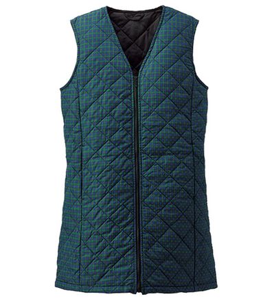 BELLUNA（ベルーナ）の「【マジ軽ウォーム】蓄熱保温キルトロングベスト（ポーチ付）（ベスト）」