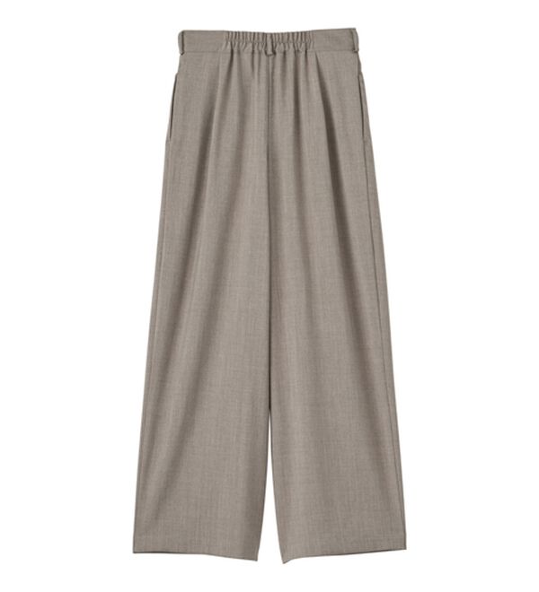 RANAN（ラナン）の「麻調2タックラップリボンパンツ（フルレングスパンツ）」｜詳細画像