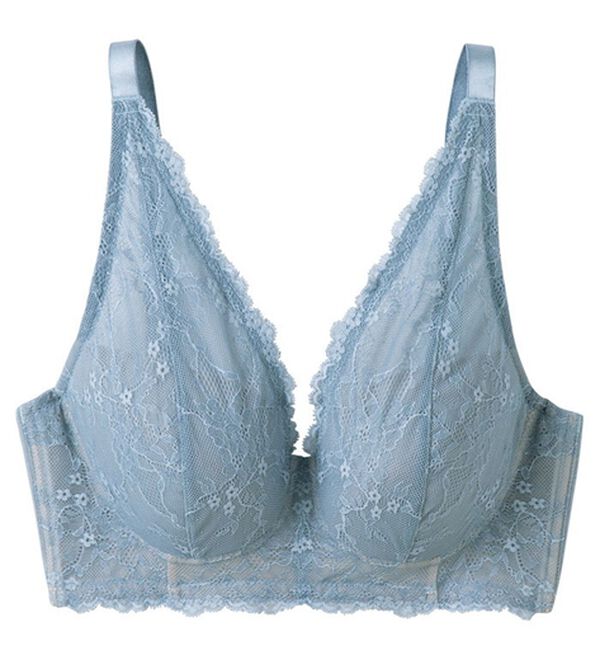 LAVIENNE（ラヴィエンヌ）の「すっぽり包む吊り上げブラ（ブラジャー）」｜ブルーグレー