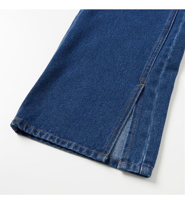 RANAN（ラナン）の「ワイドストレート裾スリットデニム（フルレングスパンツ）」｜詳細画像