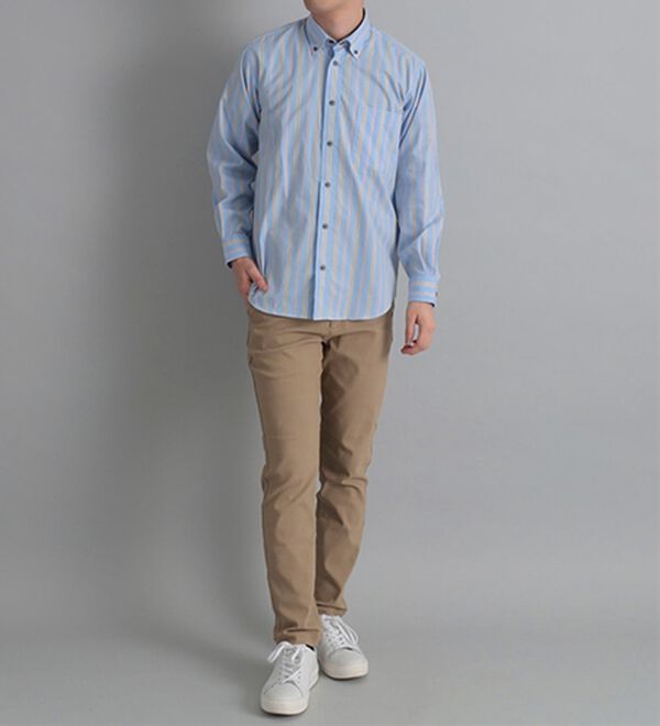 「＜コムルヴァン・オム＞毎日快適ソフトオックスシャツ（メンズシャツ）」｜詳細画像