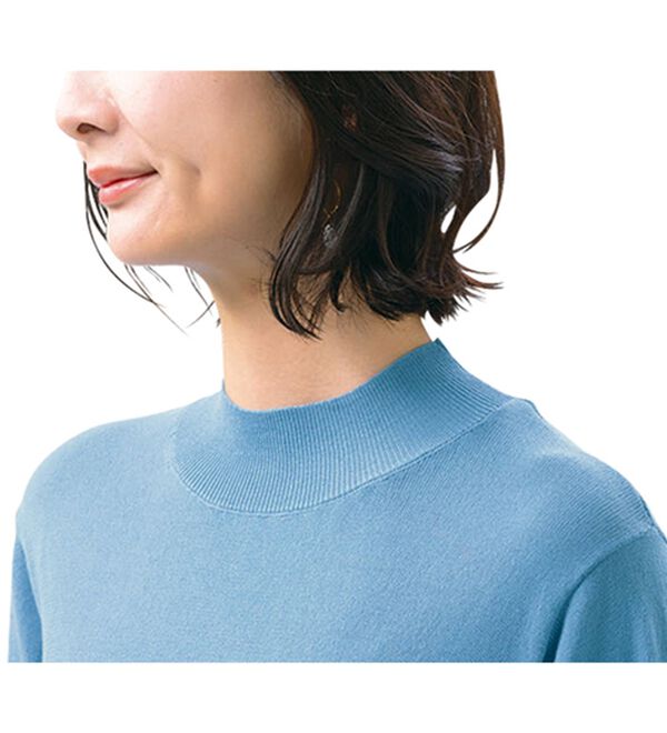 ルフラン（ルフラン）の「Ｔシャツ気分な上品サマーニット（ニット・セーター）」｜詳細画像