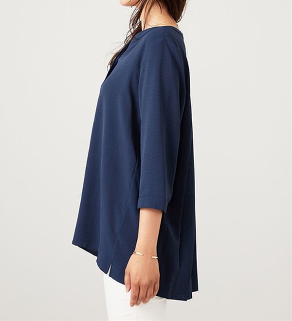 BELLUNA（ベルーナ）の「【新色追加】機能付！バックプリーツチュニック（チュニック）」｜詳細画像