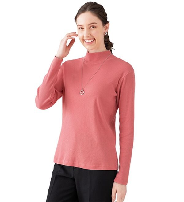 「【５色組】綿１００％ピタピタしないリブインナー（肌着・インナーウェア）」｜詳細画像