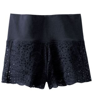 LAVIENNE（ラヴィエンヌ）の「鼠径部（そけいぶ）開放でらくらくショーツ（ショーツ）」｜ブラックレース