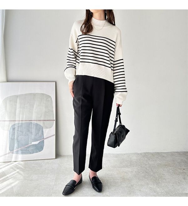 GeeRA（ジーラ）の「美脚きれい魅せ！テーパードパンツ（フルレングスパンツ）」｜詳細画像