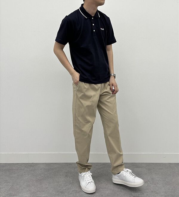 「＜フィラ＞キシリトール加工鹿の子ポロシャツ（メンズポロシャツ）」｜詳細画像