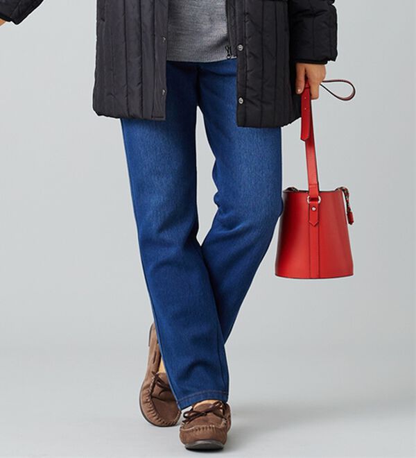 BELLUNA（ベルーナ）の「裏ベロアストレッチ素材レギンスパンツ【Prima fit pants】（スパッツ・レギンス）」｜詳細画像