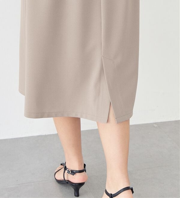 alotta（アロッタ）の「【4つの機能付】ひんやりフレア袖ベルト付ゆるワンピース（カットソーワンピース）」｜詳細画像