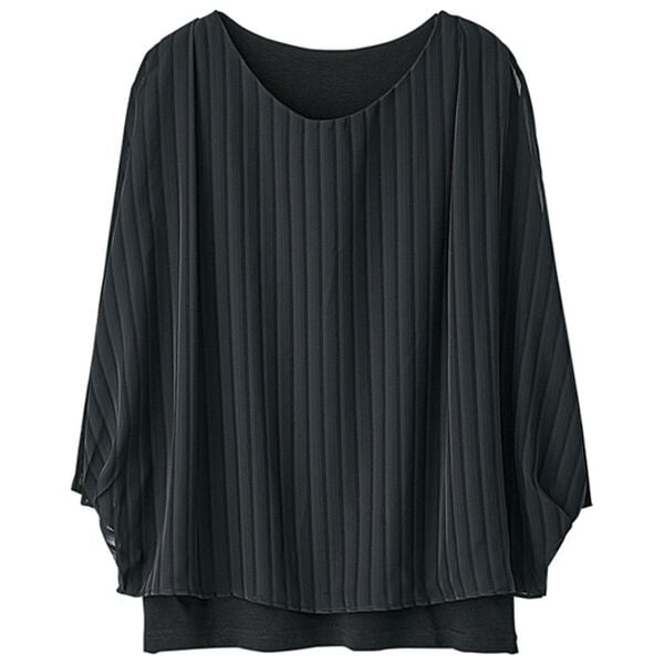 RAKUTAO67949専用 ふんわりシフォンで視覚効果ブラウス - ベルーナ【公式】