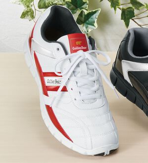 「＜ゴールデンベア＞軽量設計カジュアルスニーカー（メンズスニーカー）」｜スニーカーレッド