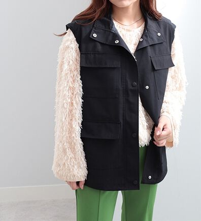 GeeRA（ジーラ）の「ミリタリーデザインベスト（ベスト）」