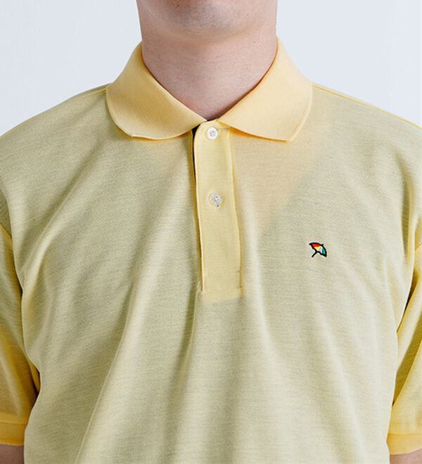「＜アーノルド　パーマー＞ワンポイント刺しゅう鹿の子ポロシャツ（長袖・半袖）（メンズポロシャツ）」｜詳細画像