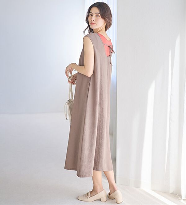 「【医師オススメ】ＵＶカット綿１００％カップ付タンクトップ＜カラフルコットン＞（肌着・インナーウェア）」｜詳細画像