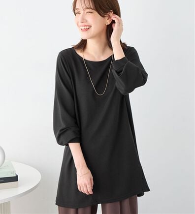 Viola e Viola（ヴィオラ エ ヴィオラ）の「細見えラインＡラインチュニック（チュニック）」