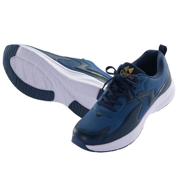 「＜ケイパ＞４つの「防」で納得！カジュアルスニーカー（メンズスニーカー）」｜ネイビー