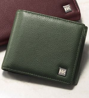 「＜ヒロココシノ・オム・ベーシック＞ソフトレザー折財布（メンズ財布・パスケース）」｜詳細画像