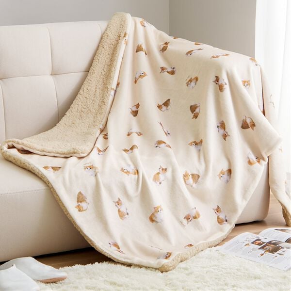 iellio（イエリオ）の「モチーフプリントブランケット（肌掛布団・タオルケット）」｜詳細画像