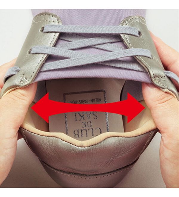 BELLUNA（ベルーナ）の「４Ｅ牛革ストレッチシューズ（スニーカー）」｜詳細画像