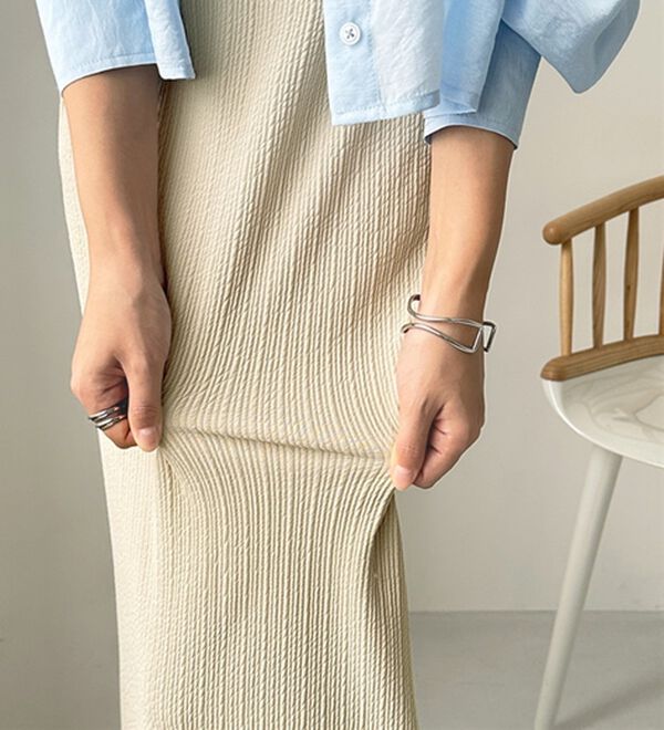 GeeRA（ジーラ）の「セルフカット美脚魅せタイトスカート（ロングスカート）」｜詳細画像