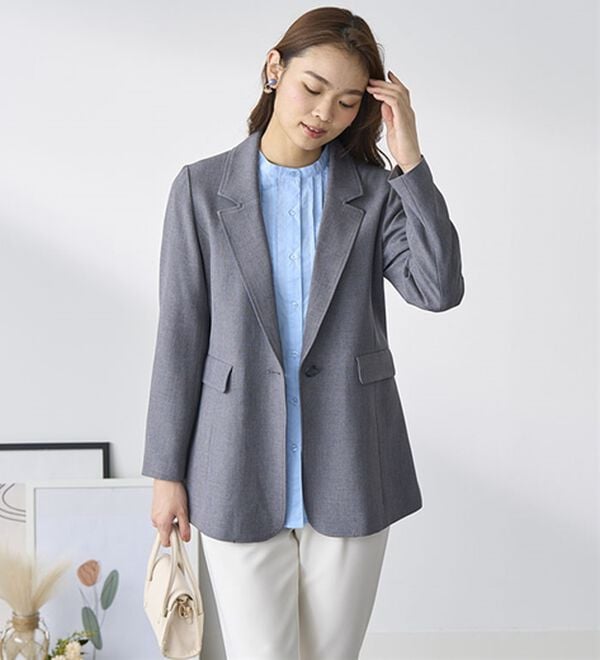 BELLUNA（ベルーナ）の「＜楽スタフィット＞シリーズ（ジャケット・パンツ・ベスト）（フルレングスパンツ）」｜詳細画像