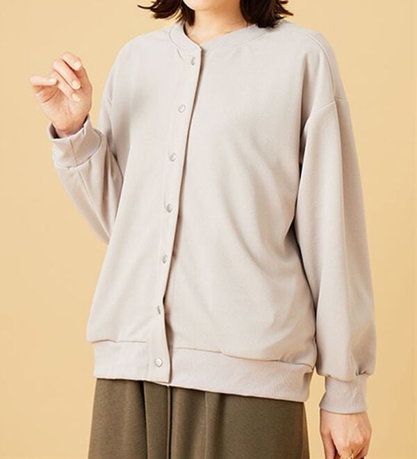 BELLUNA（ベルーナ）の「ストレッチジョーゼット素材カーディガン（その他カーディガン）」｜詳細画像