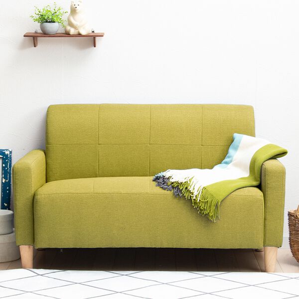 ローソファにもなるコンパクトソファ グリーン ローソファにもなるコンパクトソファ グリーン