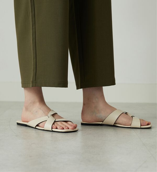 BELLUNA（ベルーナ）の「【接触冷感/UVカット/吸水速乾/イージーケア】カナパストレッチ素材ワイドパンツ（ワイドパンツ・ガウチョ）」｜詳細画像