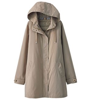 BELLUNA（ベルーナ）の「中わたベスト付３ＷＡＹマウンテンパーカー（ハーフコート）」｜サンドベージュ