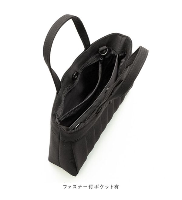 Viola e Viola（ヴィオラ エ ヴィオラ）の「プリーツデザイン２ＷＡＹフォーマルバック（ハンドバッグ）」｜詳細画像