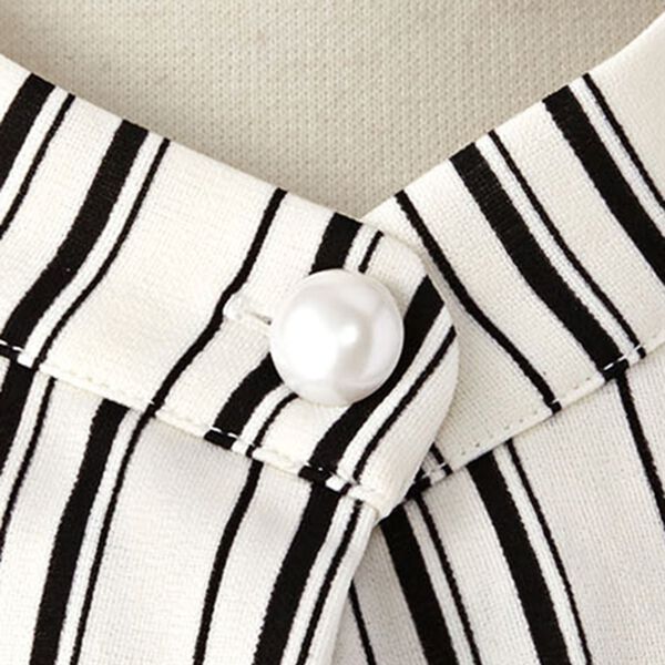 BELLUNA（ベルーナ）の「ラクに伸びる！パール使いプリントブラウス（ブラウス）」｜詳細画像