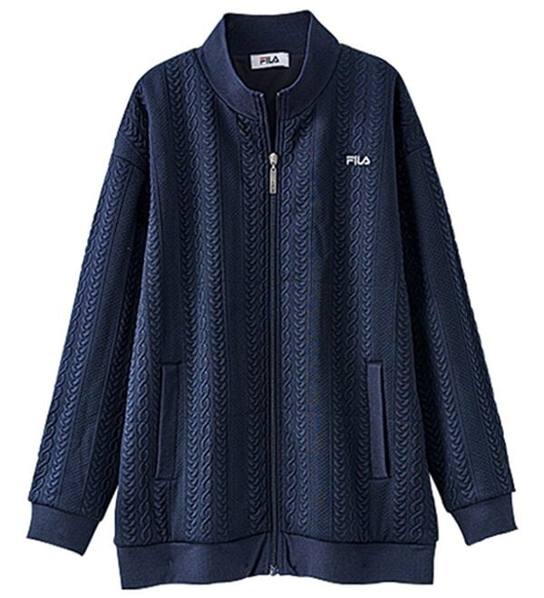 BELLUNA（ベルーナ）の「＜ＦＩＬＡ＞ケーブル柄中わたジャケット（その他ジャケット）」｜詳細画像