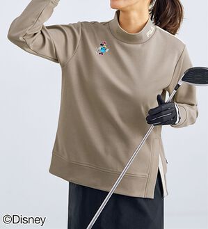 BELLUNA（ベルーナ）の「【Ｄｉｓｎｅｙ／ＦＩＬＡ】ダンボールニットスリットプルオーバー（カットソー）」｜モカ