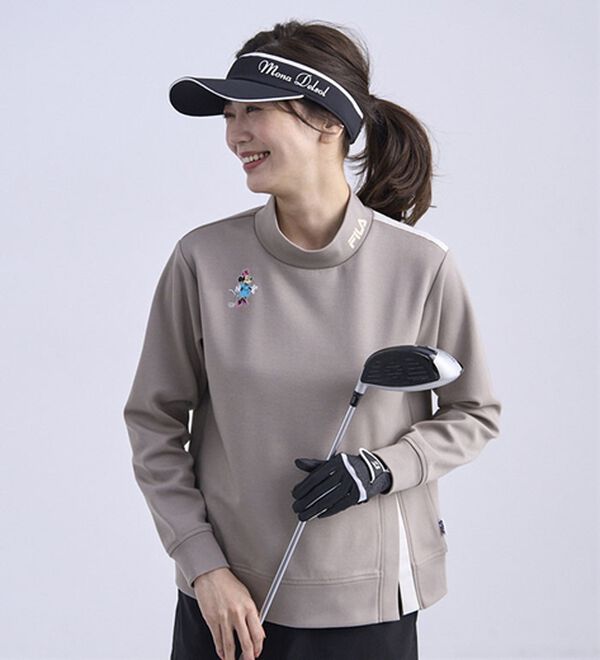 BELLUNA（ベルーナ）の「【Ｄｉｓｎｅｙ／ＦＩＬＡ】ダンボールニットスリットプルオーバー（カットソー）」｜詳細画像