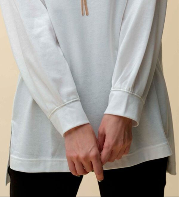 BELLUNA（ベルーナ）の「あぜ素材サイドリボン使いベストアンサンブル（アンサンブル）」｜詳細画像