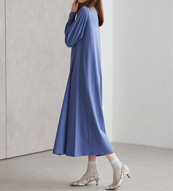 RANAN（ラナン）の「【選べる２丈】＜ＢＣ＞ポケット付マキシワンピース（その他ワンピース）」｜詳細画像