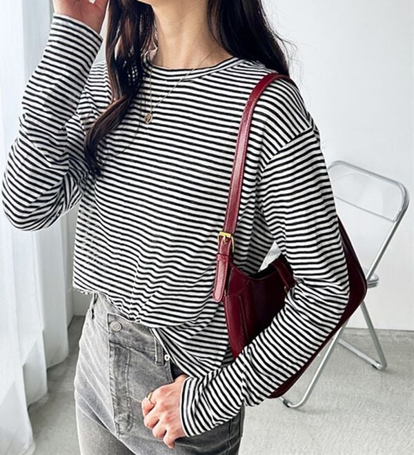 GeeRA（ジーラ）の「着回し自在！スラブシアートップス（カットソー）」｜詳細画像