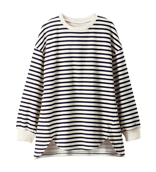 BELLUNA（ベルーナ）の「ふわふわ裏ファーゆったりプルオーバー（カットソー）」｜詳細画像