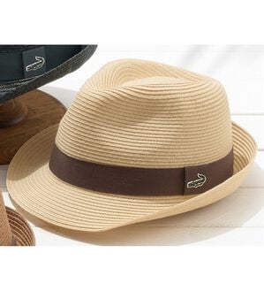 「＜クロコダイル＞洗濯機で洗える！ブレードハット（メンズ帽子）」｜ナチュラル