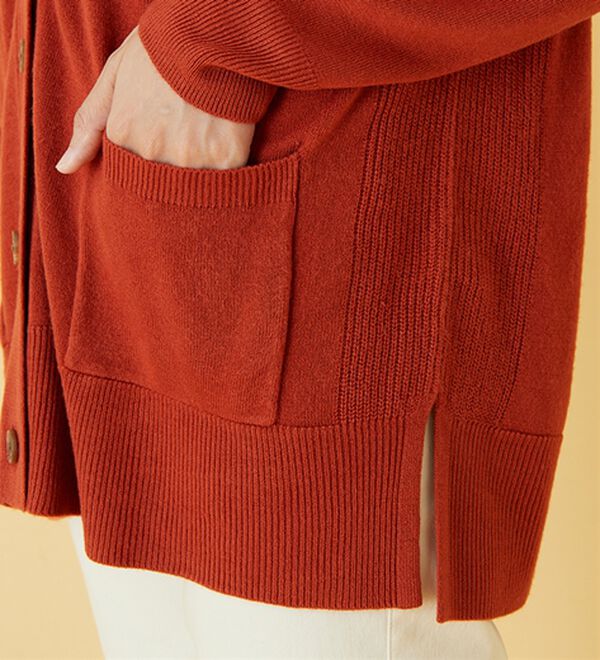 もちもちカシミヤタッチニットカーディガン - ベルーナ【公式】
