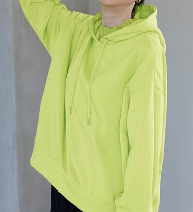 RANAN（ラナン）の「裏起毛！アンチピリング！ニット切替パーカー（パーカー）」