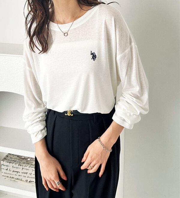 GeeRA（ジーラ）の「【Ｕ．Ｓ．ＰＯＬＯ　ＡＳＳＮ．】スラブシアーロンＴ（Tシャツ）」｜詳細画像